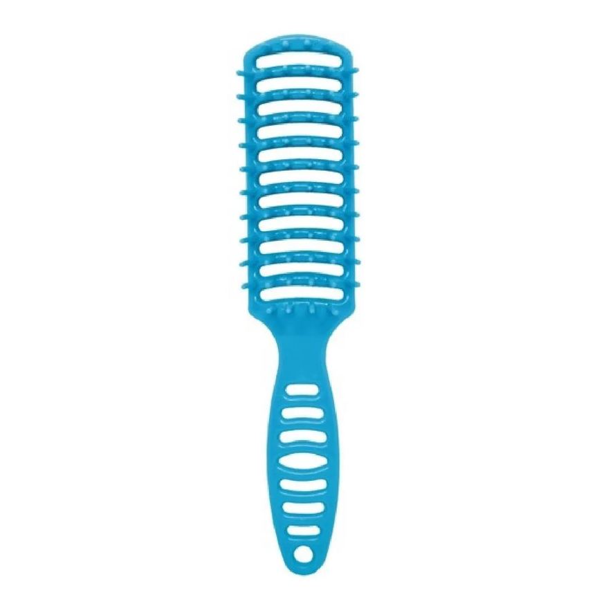 Isacare Escova de Cabelo Retangular Vazada Pop Color Ref. 600Ac