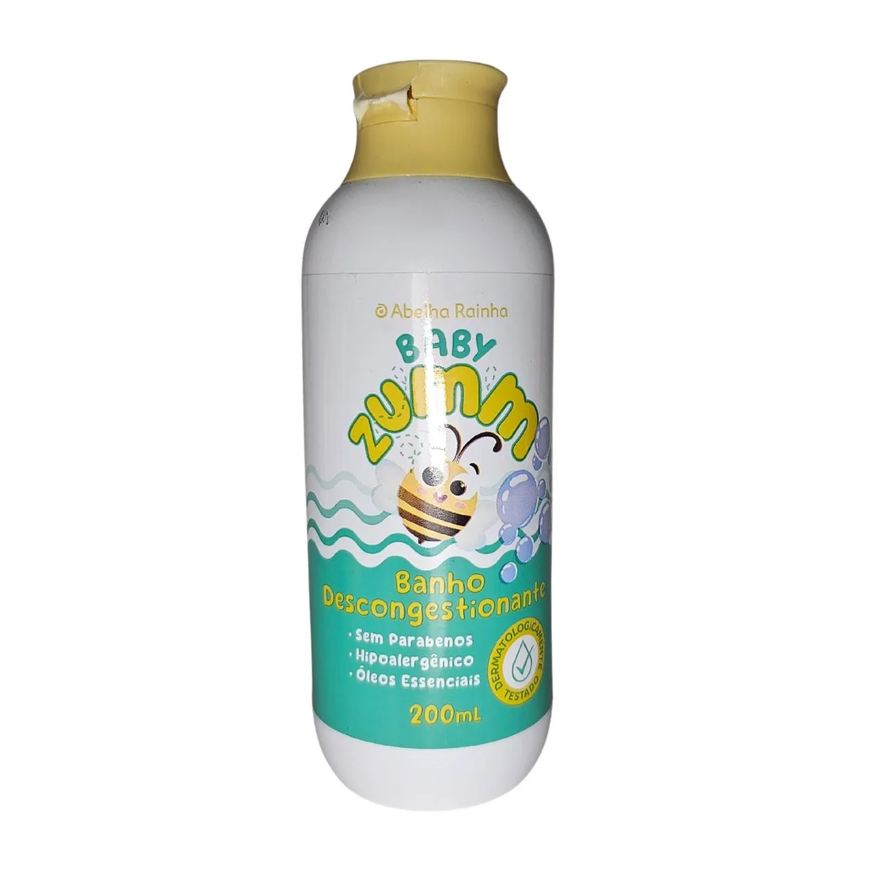 Abelha Rainha Sabonete Banho Descongestionante Baby Zumm 200ml
