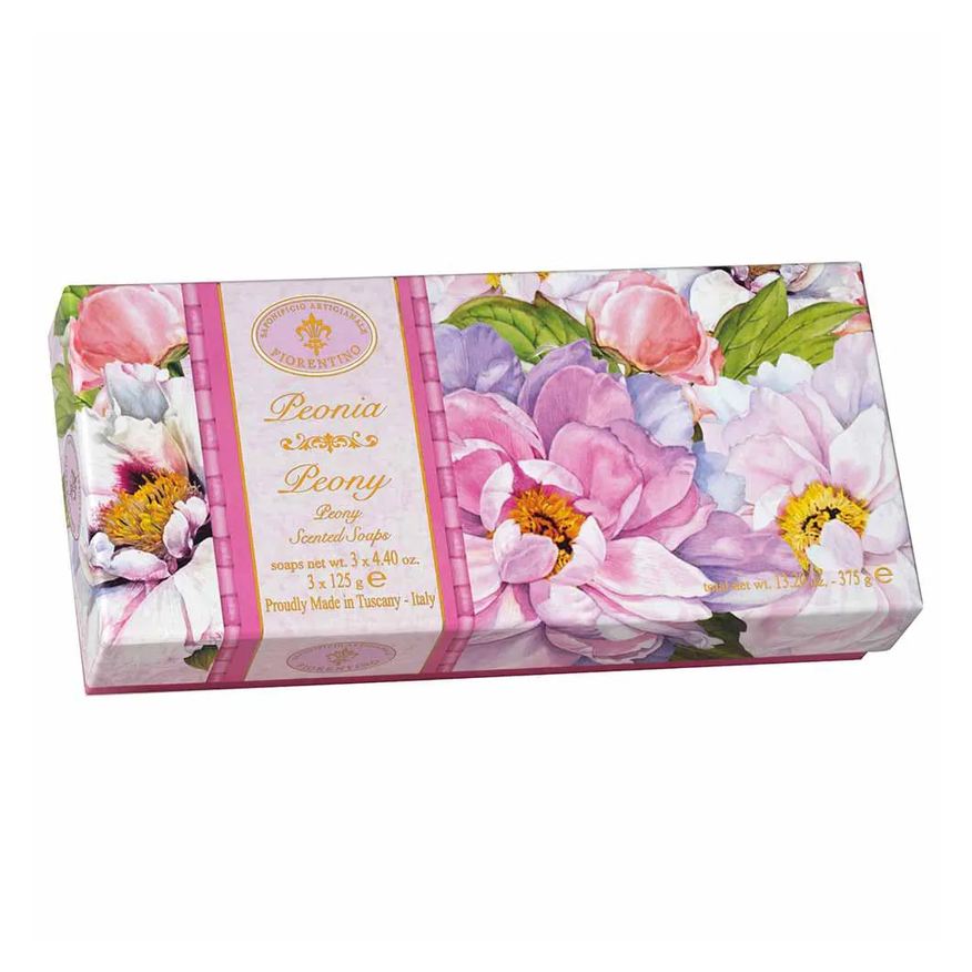 Fiorentino Kit Sabonete Solido Penônia 3X125g