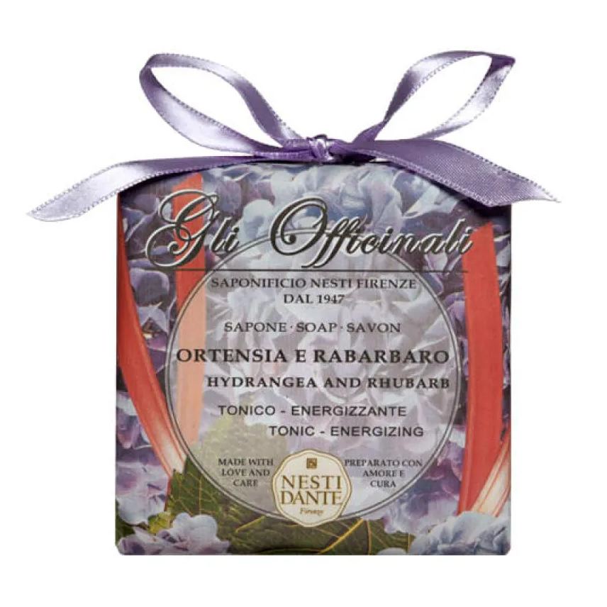 Nesti Dante Gli Officinali Hortênsia com Ruibarbo - Sabonete Perfumado em Barra 200g