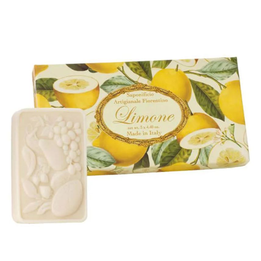 Fiorentino Sabonete Limone - Estojo de Sabonetes Perfumados KIT