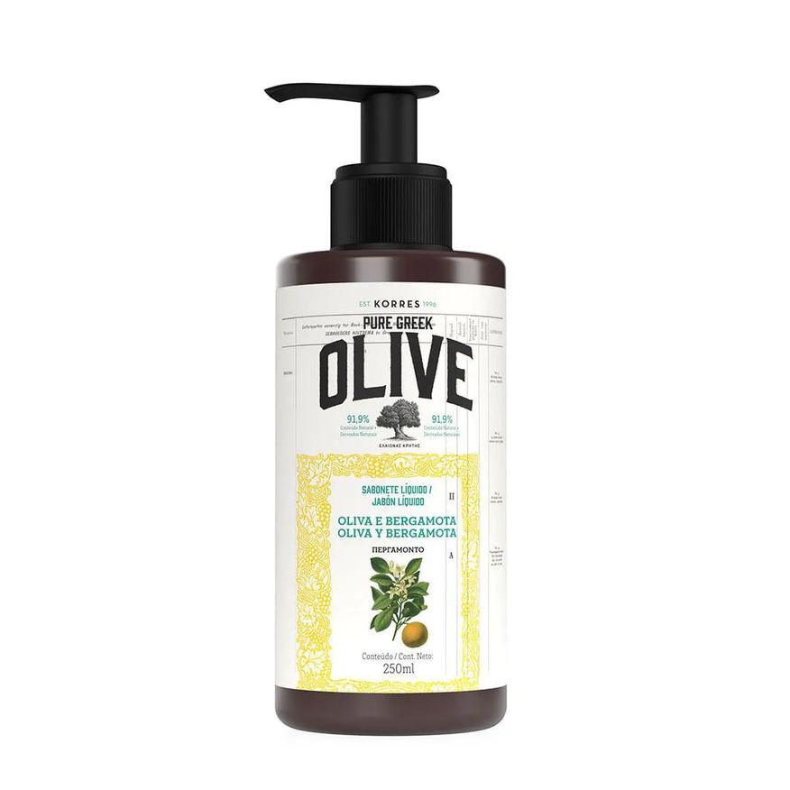 Korres Sabonete Líquido – Óleo de Oliva e Bergamota 250ml