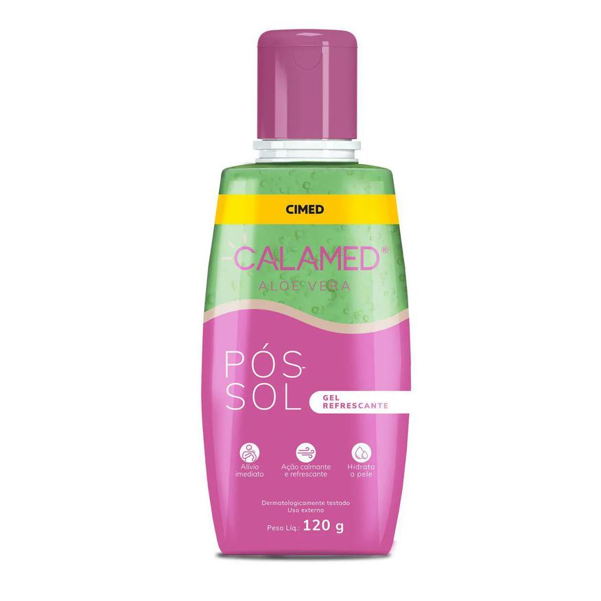 Calamed Pós-Sol Aloe Vera Gel Refrescante com 120g