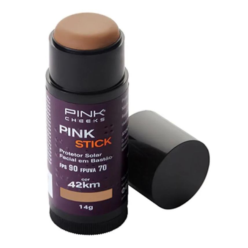 Pink Cheeks Protetor Solar Facial com Cor Pink Stick Fps90 42km