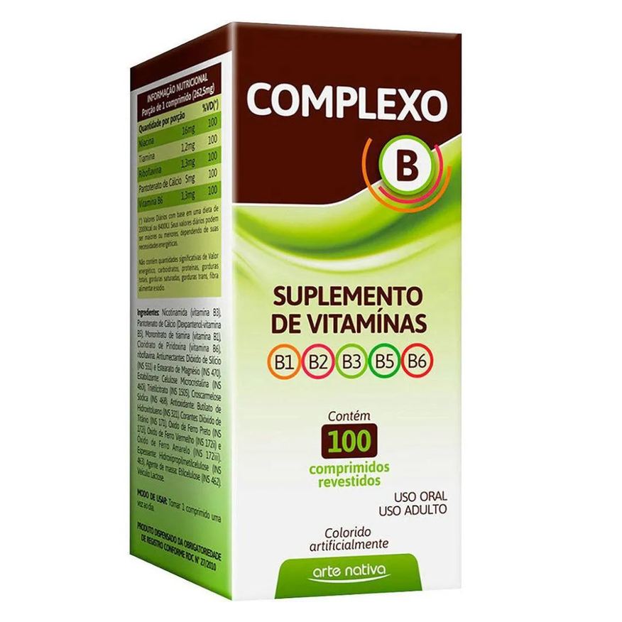 Arte Nativa Complexo B 100 Capsulas