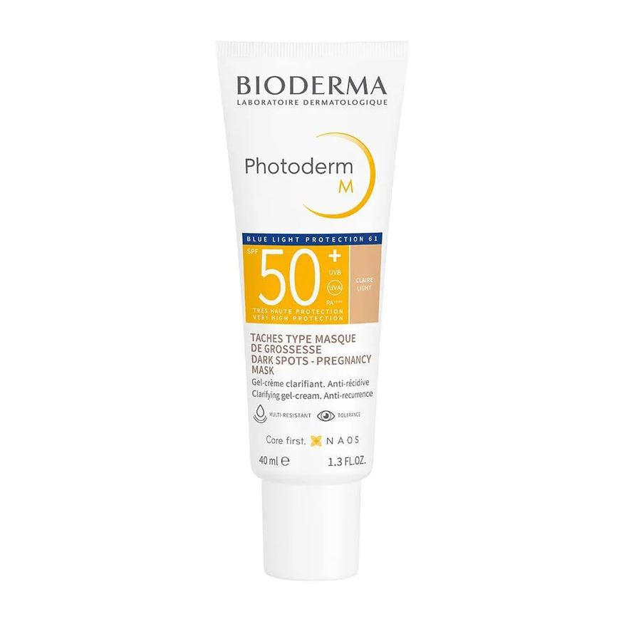 Bioderma Protetor Solar com Cor + Ação Clareadora Photoderm M Fps 50+ Clara Claire