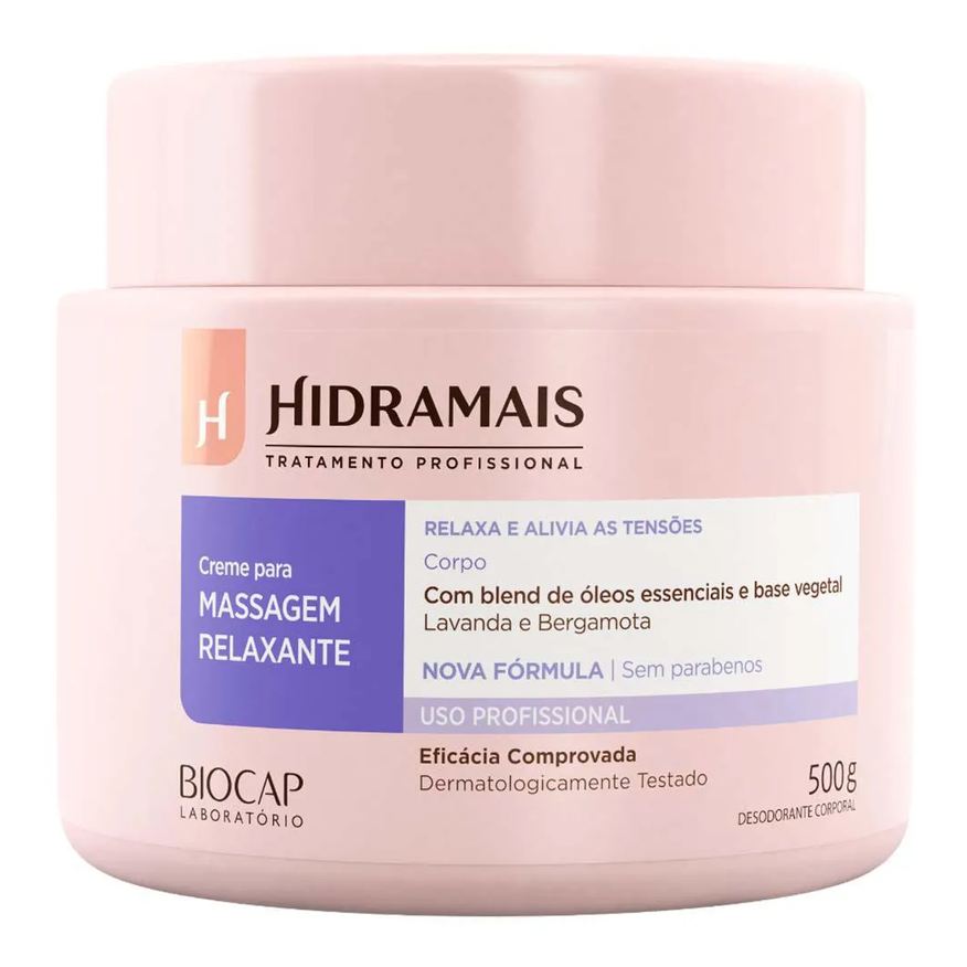 Hidramais Creme para Massagem Relaxante 500g