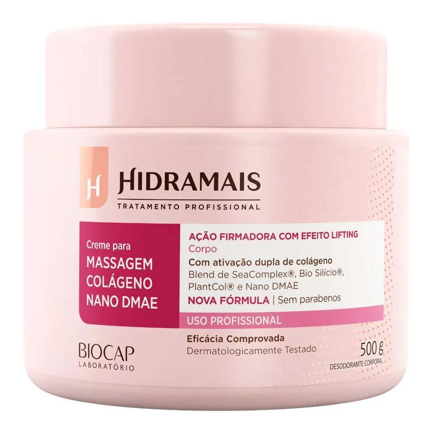 Hidramais Creme para Massagem Colágeno Nano Dmae 500g