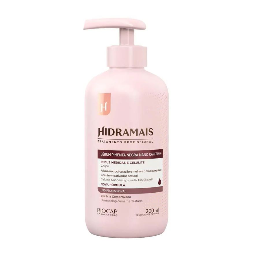 Hidramais Sérum para Massagem Pimenta Negra Nano Caffein 200ml