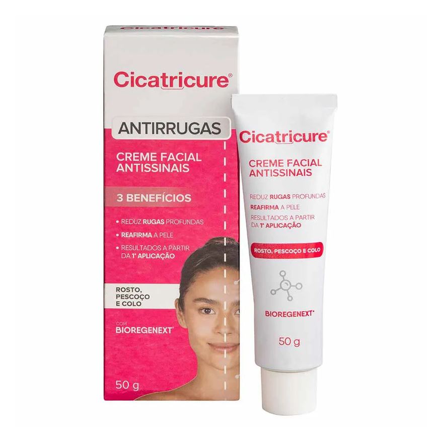 Cicatricure Creme Antissinais Redutor de Rugas 60g