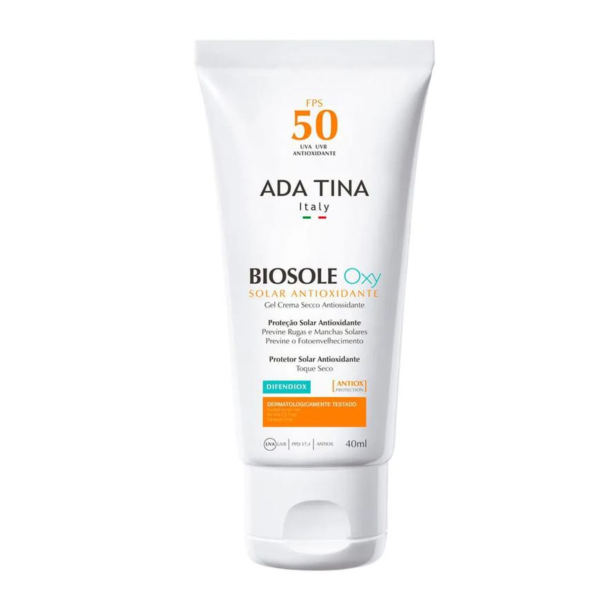 Ada Tina Protetor Solar Antipoluição - Biosole Oxy Fps 50 40ml