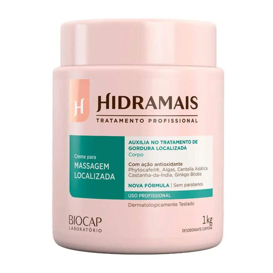 Hidramais Creme para Massagem Localizada Profissional 1kg