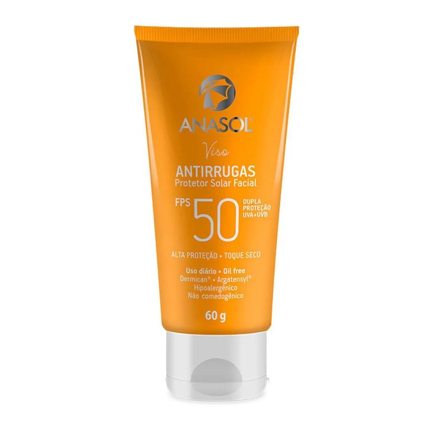 Anasol Protetor Solar Facial Antirrugas - 60g