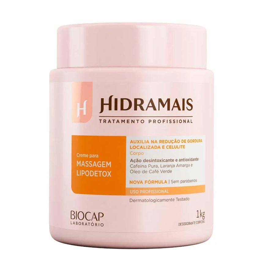 Hidramais Creme para Massagem - Lipodetox 1kg