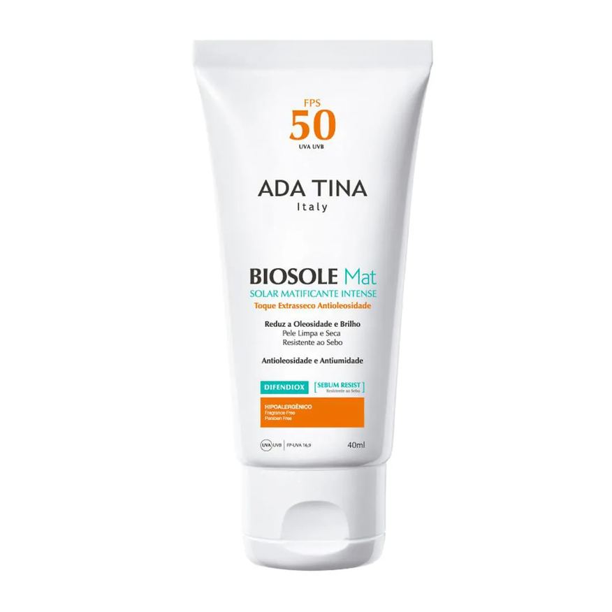 Ada Tina Protetor Solar Facial - Bisole Mat Fps 50 40ml