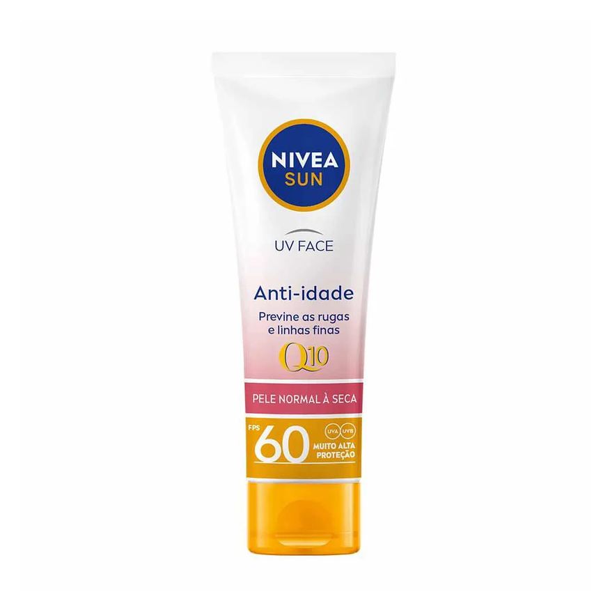 Nivea Sun Protetor Solar Uv Face Q10 Anti-Idade Fps 60 50ml