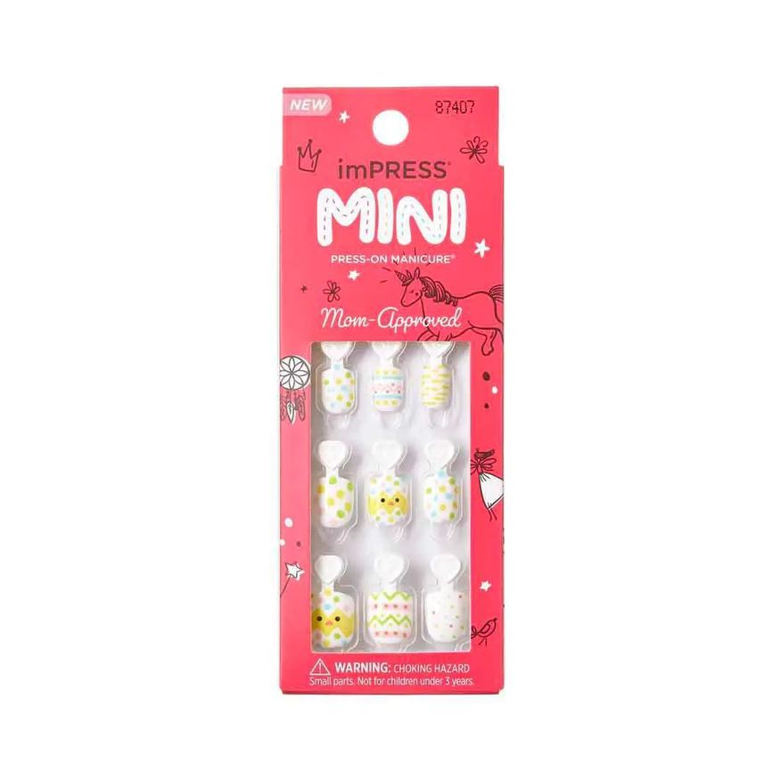 Impress Unhas Autocolantes Infantil Mini Eggcelent DAY