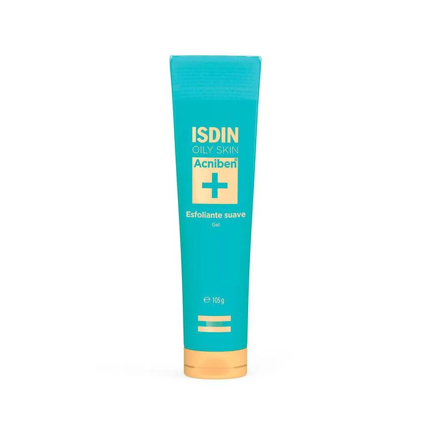Isdin Gel Facial Esfoliante com Micropatículas de Celulose Acniben 105g