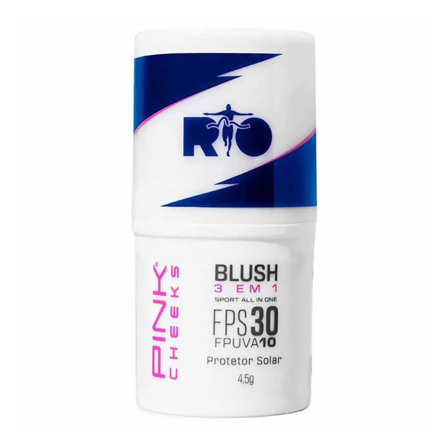 Pink Cheeks Blush Sport em Stick All In One Fps 30 Bronze Carioca