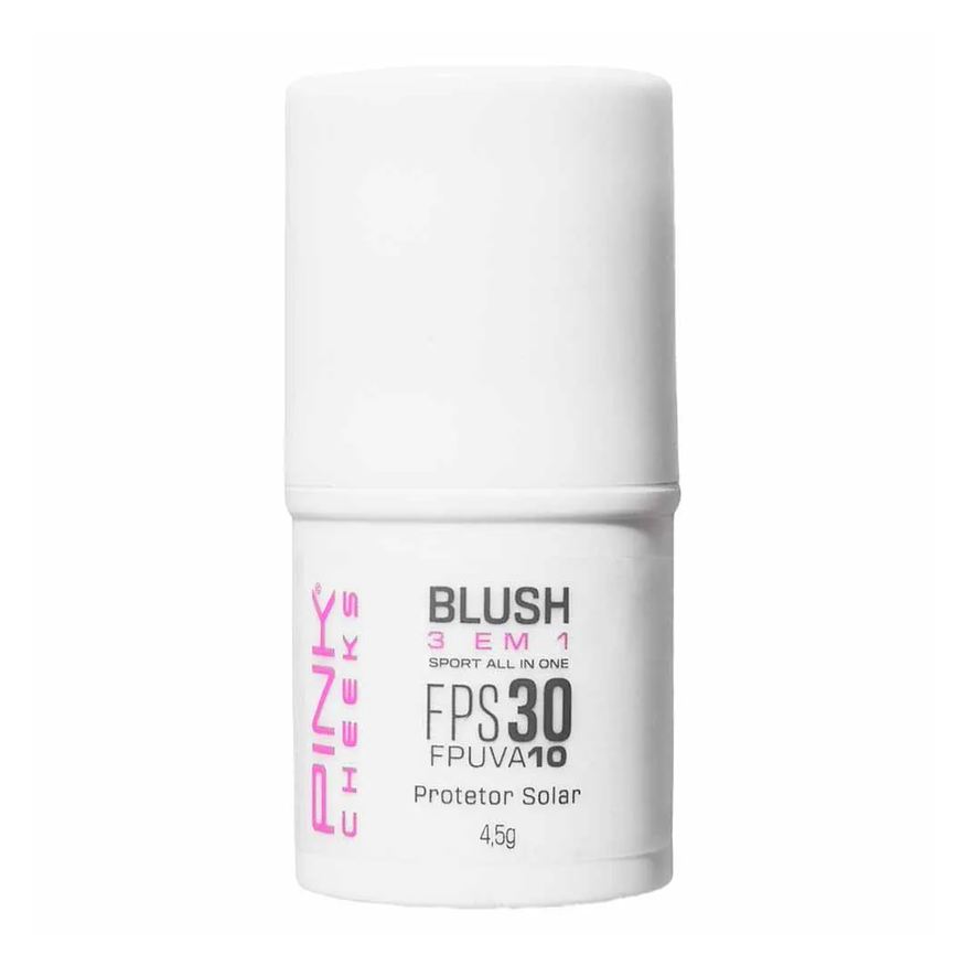 Pink Cheeks Blush Sport em Stick All In One Fps 30 Pink Berry