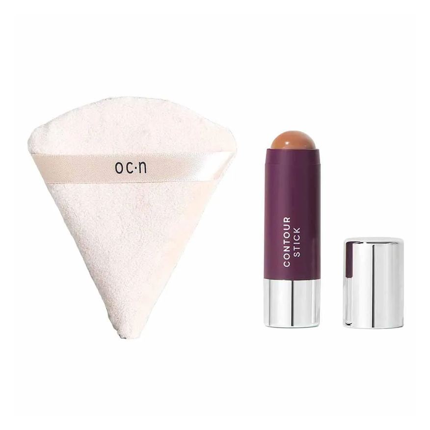 Océane Kit - Esponja para Acabamento + Contorno em Bastão Cremoso Toasted