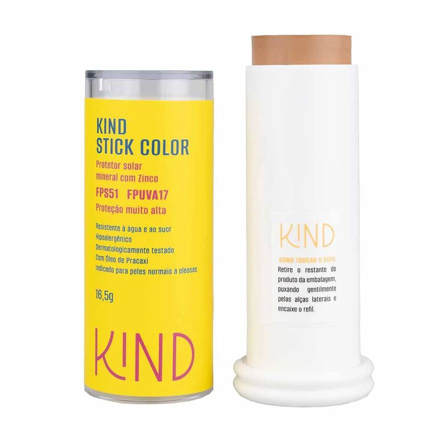 Kind Beauty Proteção Solar Facial Stick Color Fps 51 e Fpuva 17 K90