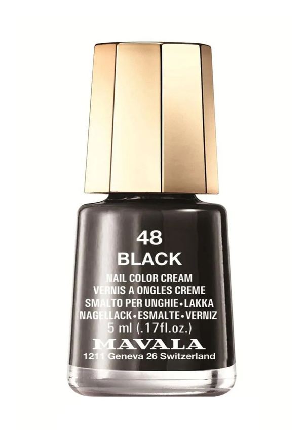 Mavala Esmalte Cremoso Mini Color 5ml Tons Variados 48 Black