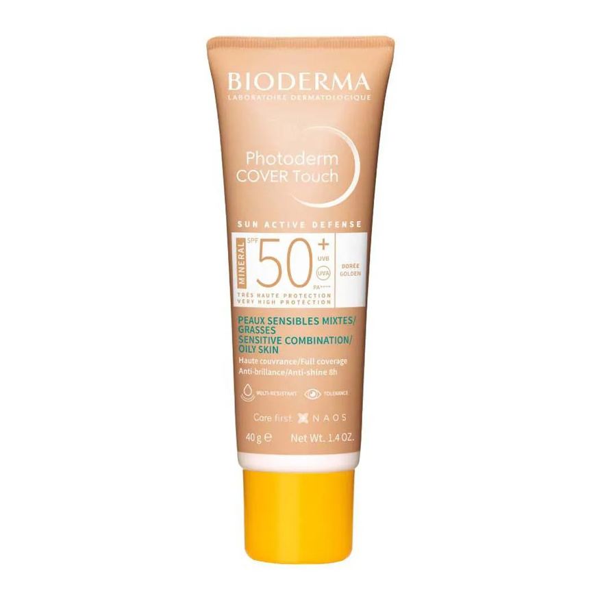 Bioderma Protetor Solar Facial Cobertura Total Photoderm Cover Touch Mineral Fps 50+ Médio