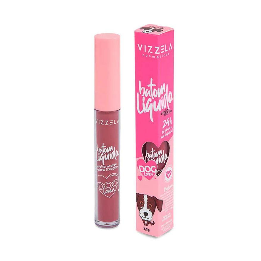 Vizzela Batom Líquido Cor 04 Vira Lata