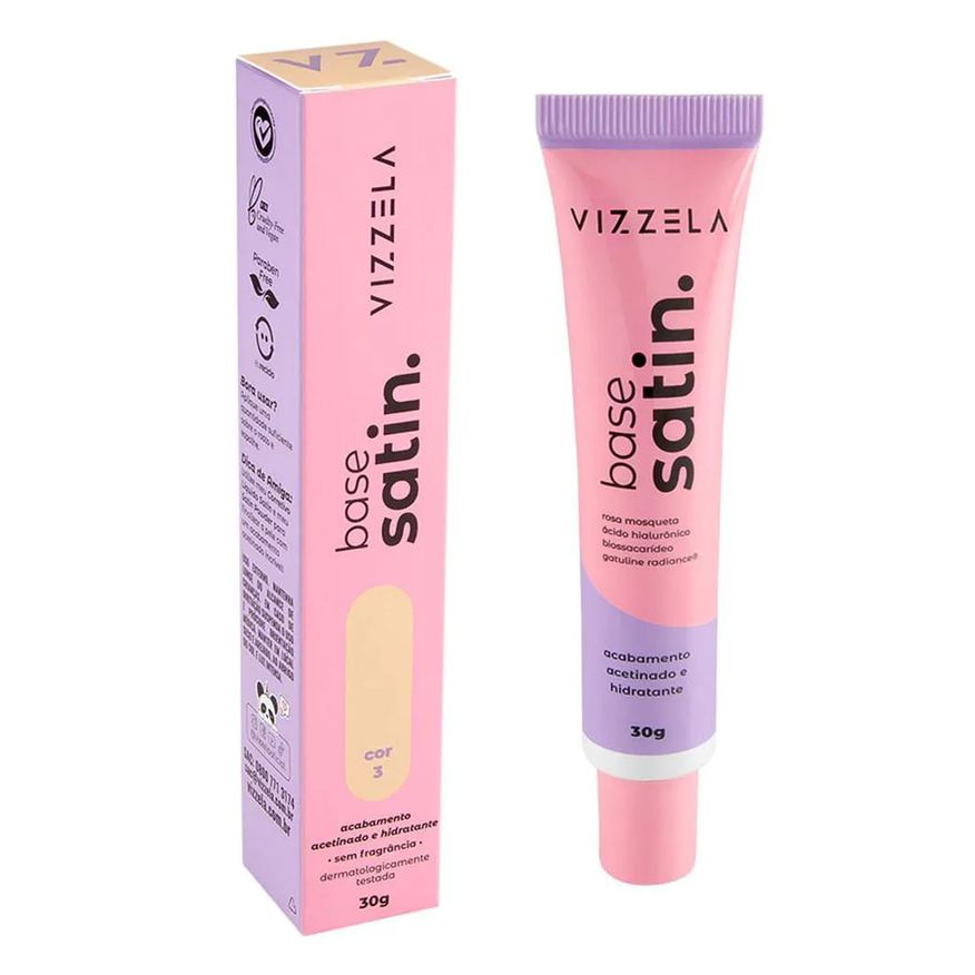 Vizzela Base Líquida Satin 03