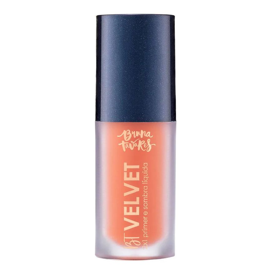 Bruna Tavares Sombra Líquida e Primer 2X1 Bt Velvet Tons Coloridos Tangerine