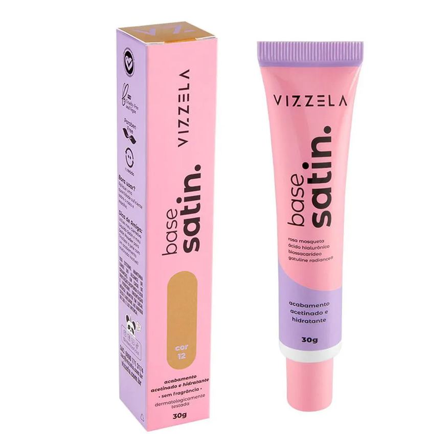 Vizzela Base Líquida Satin 12