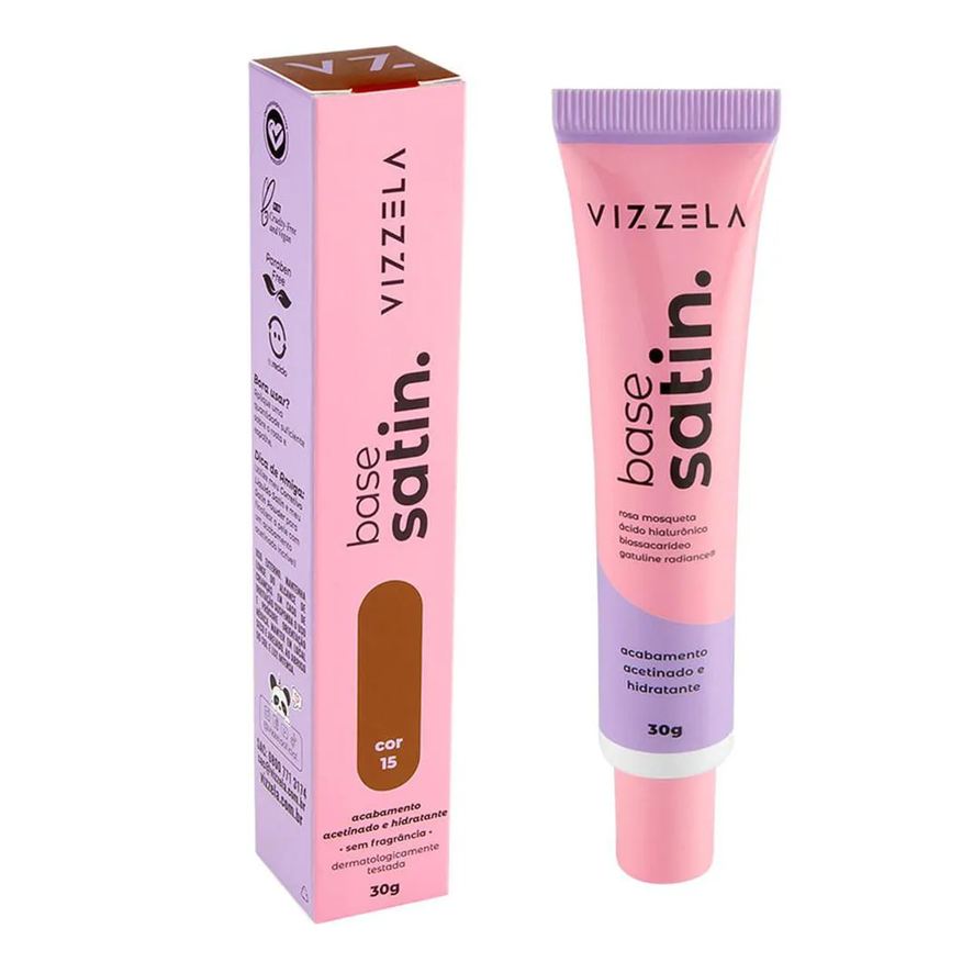 Vizzela Base Líquida Satin 15