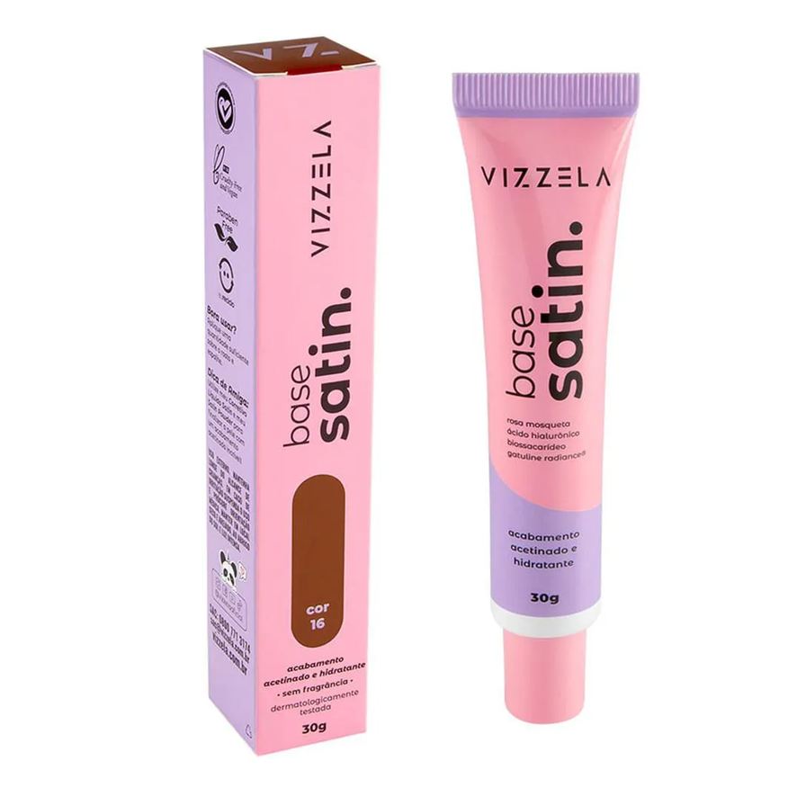 Vizzela Base Líquida Satin 16