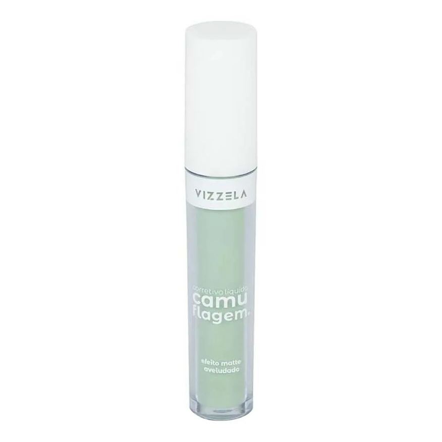 Vizzela Corretivo Líquido Camuflagem Verde