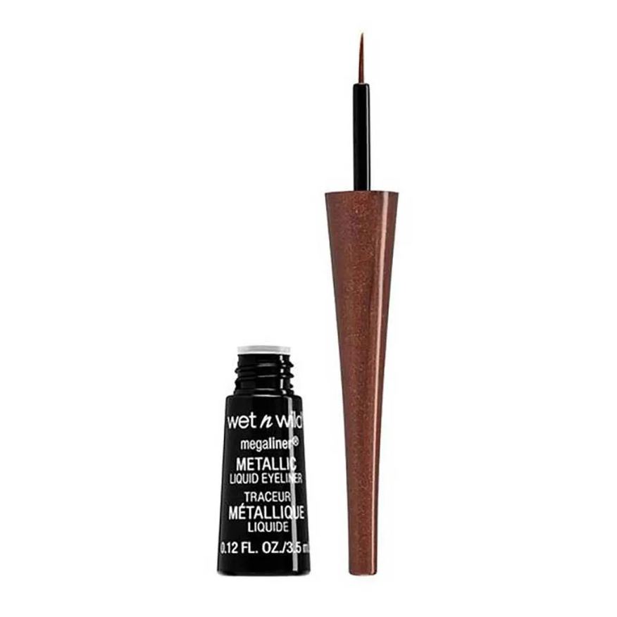 Wet N Wild Delineador de Olhos Liquido Metalico - Megaliner Metallic Brown