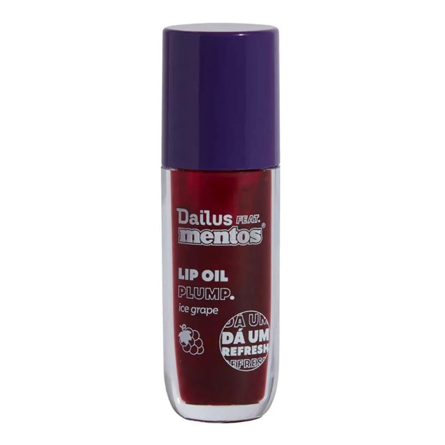Dailus Gloss Labial Feat. Mentos - Lip Oil Plump ICE Grape