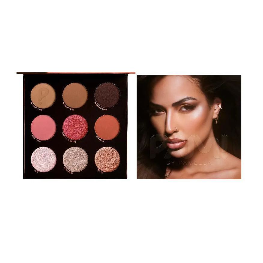 Pam By Pamella Paleta Multifuncional 9 Cores - Necessários 1 Unidades