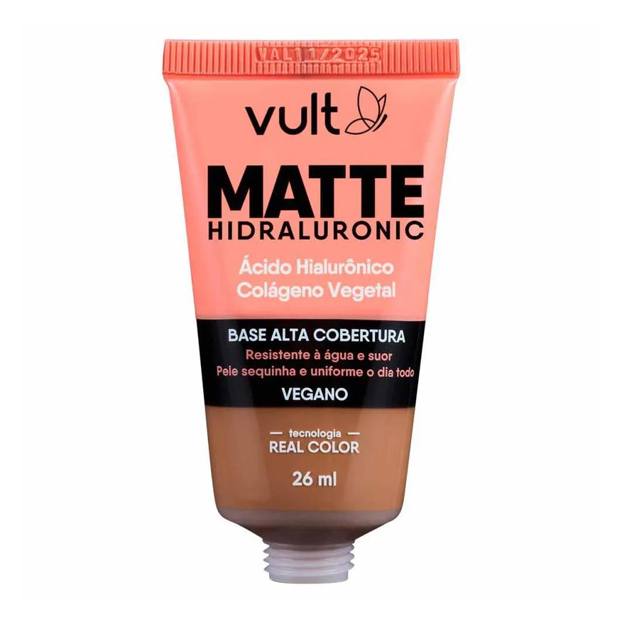 Vult Base Líquida Alta Cobertura - Matte Hidraluronic V320