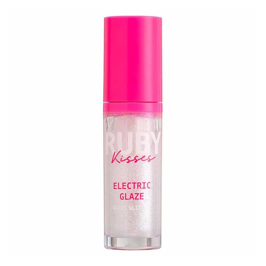 Ruby Kisses Gloss Glitter - Electric Glaze Holo SKY