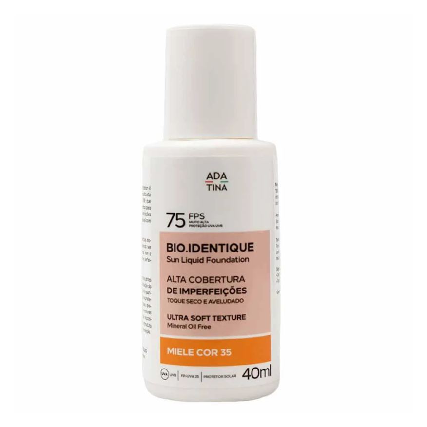 Ada Tina Protetor Solar com Cor Alta Cobertura Bio.identique Fps75 35 Miele