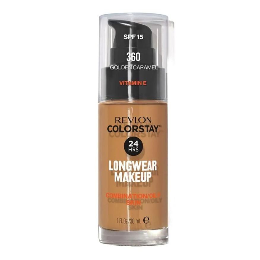 Revlon Base Líquida Colorstay Longwear Makeup Combination Oily Skin Spf15 30ml 360 Golden Caramel