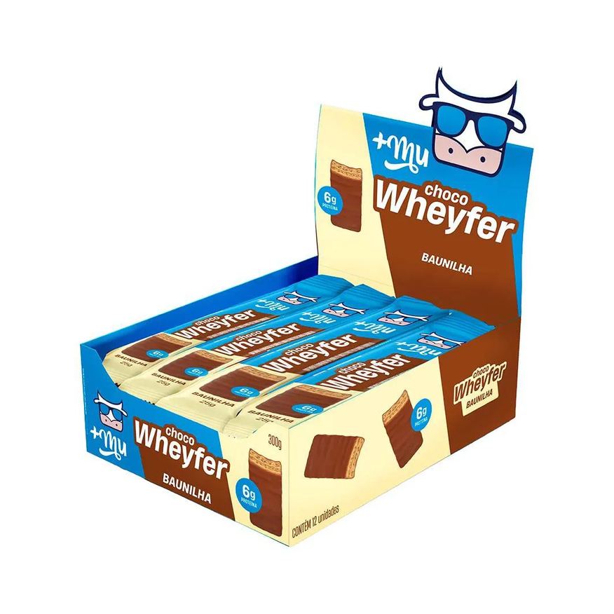 Mais Mu Display Chocowheyfer +Mu – Baunilha 12un