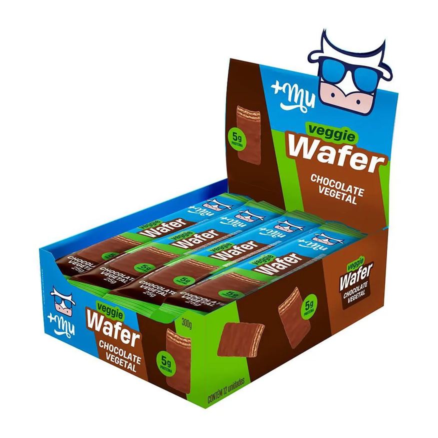 Mais Mu Display Chocowheyfer Vegetal +Mu - Chocolate 12un