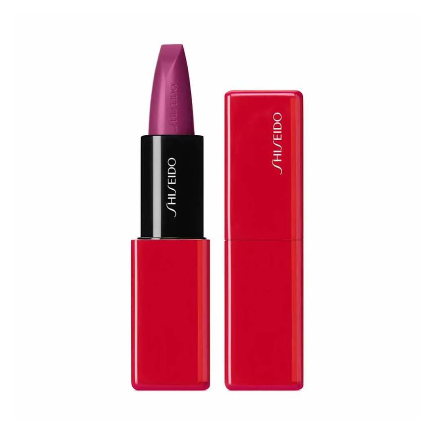 Shiseido Batom Technosatin Gel Lipstick 423 Purple Glitch