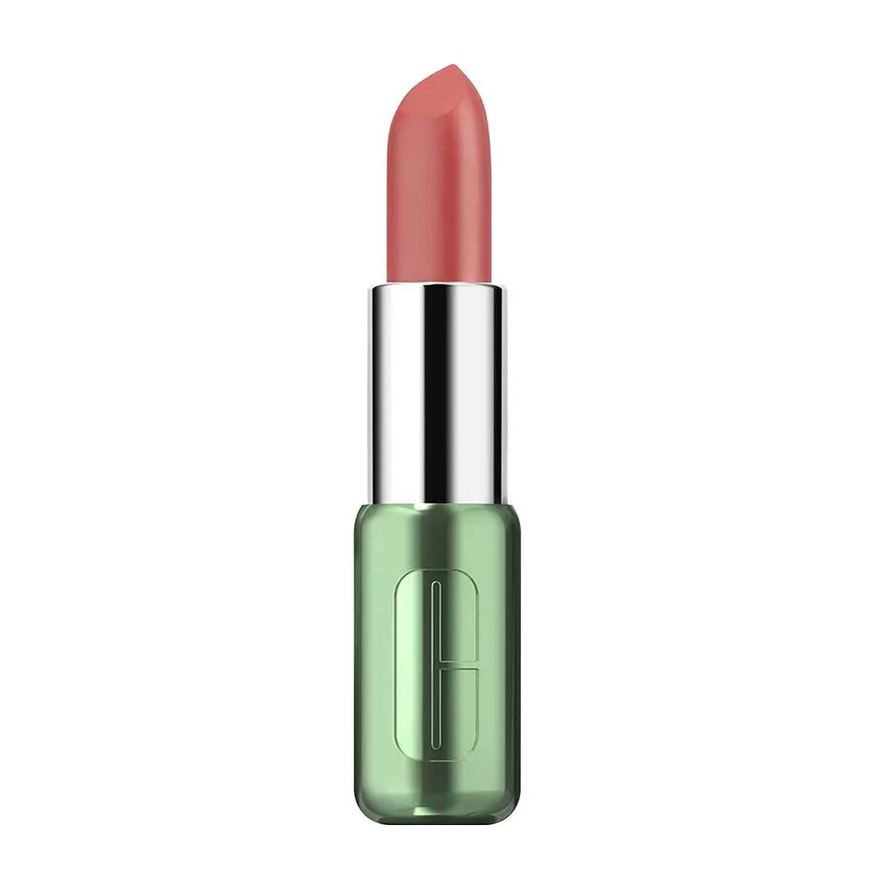 Clinique Batom Pop Longwear Lipstick Matte Fuzzie Wussie