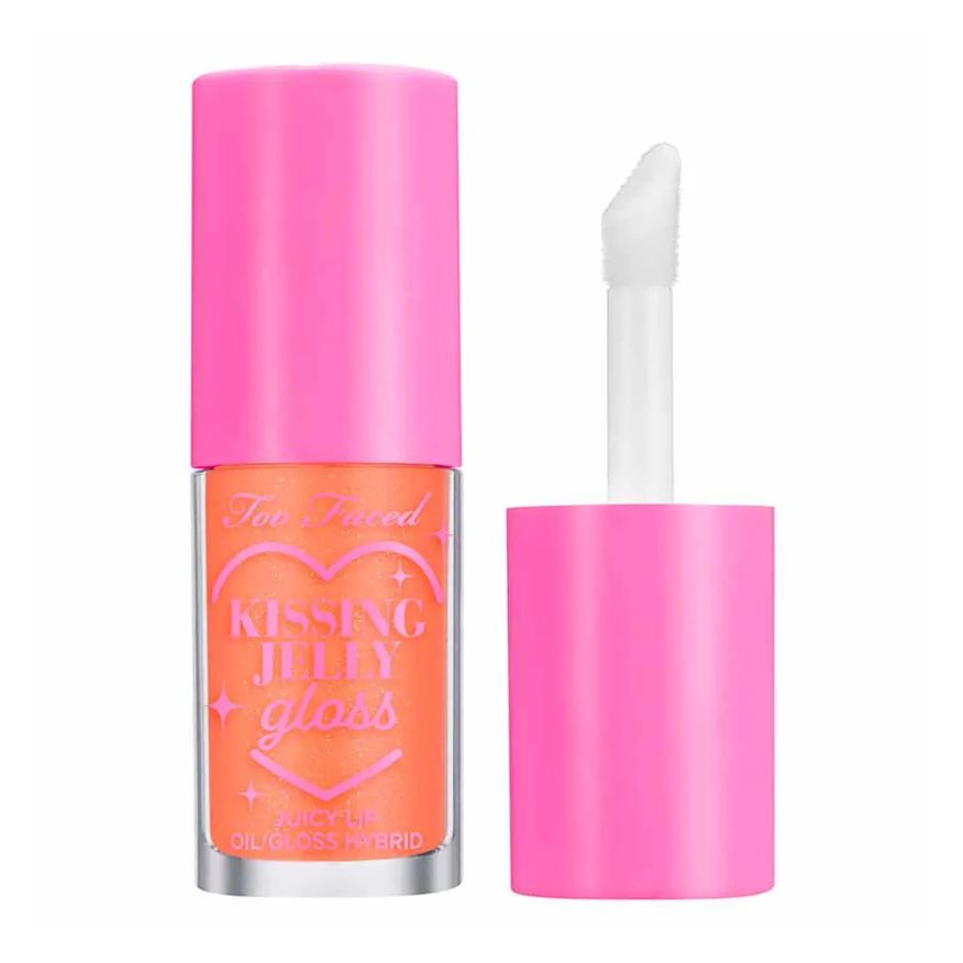 Too Faced Brilho Labial Kissing Jelly Gloss 4,5ml Peach Rings