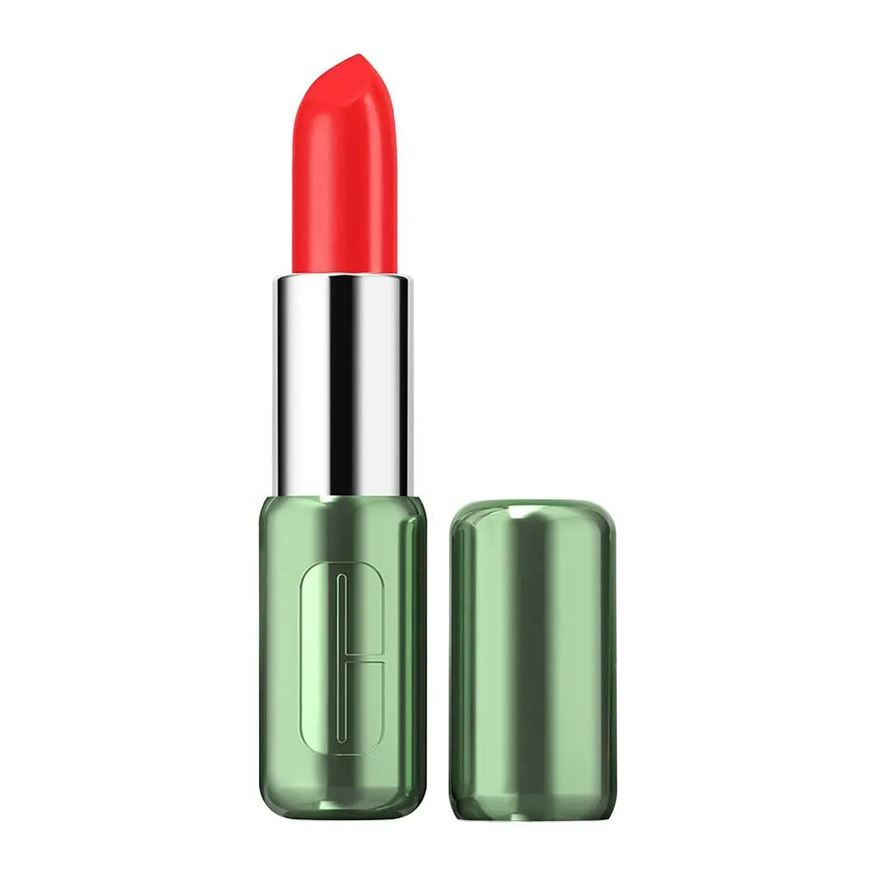 Clinique Batom Pop Longwear Lipstick Matte Poppy POP