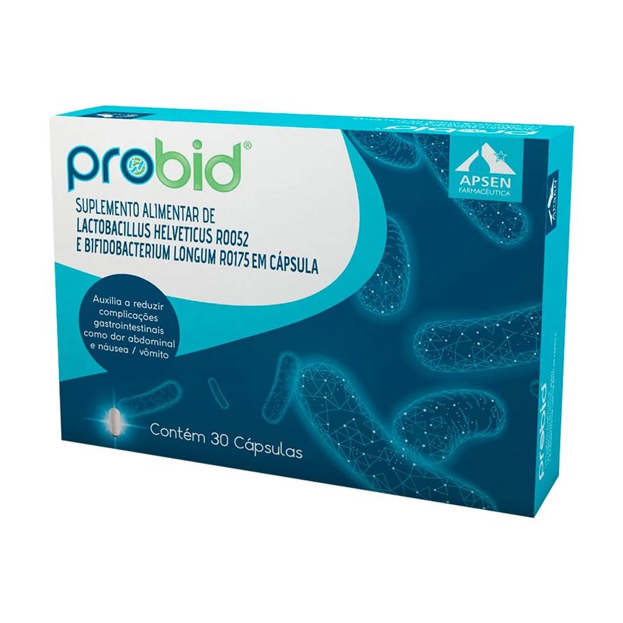 Probiotico Probid Lactobacillus Suplemento Alimentar 30 Capsulas