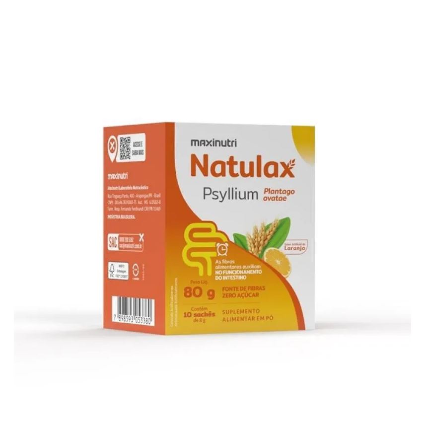Maxinutri Natulax Psyllium Display (10 Sachês 8g)
